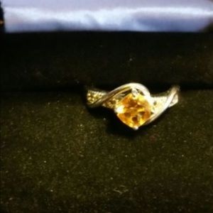 November Birth stone ring